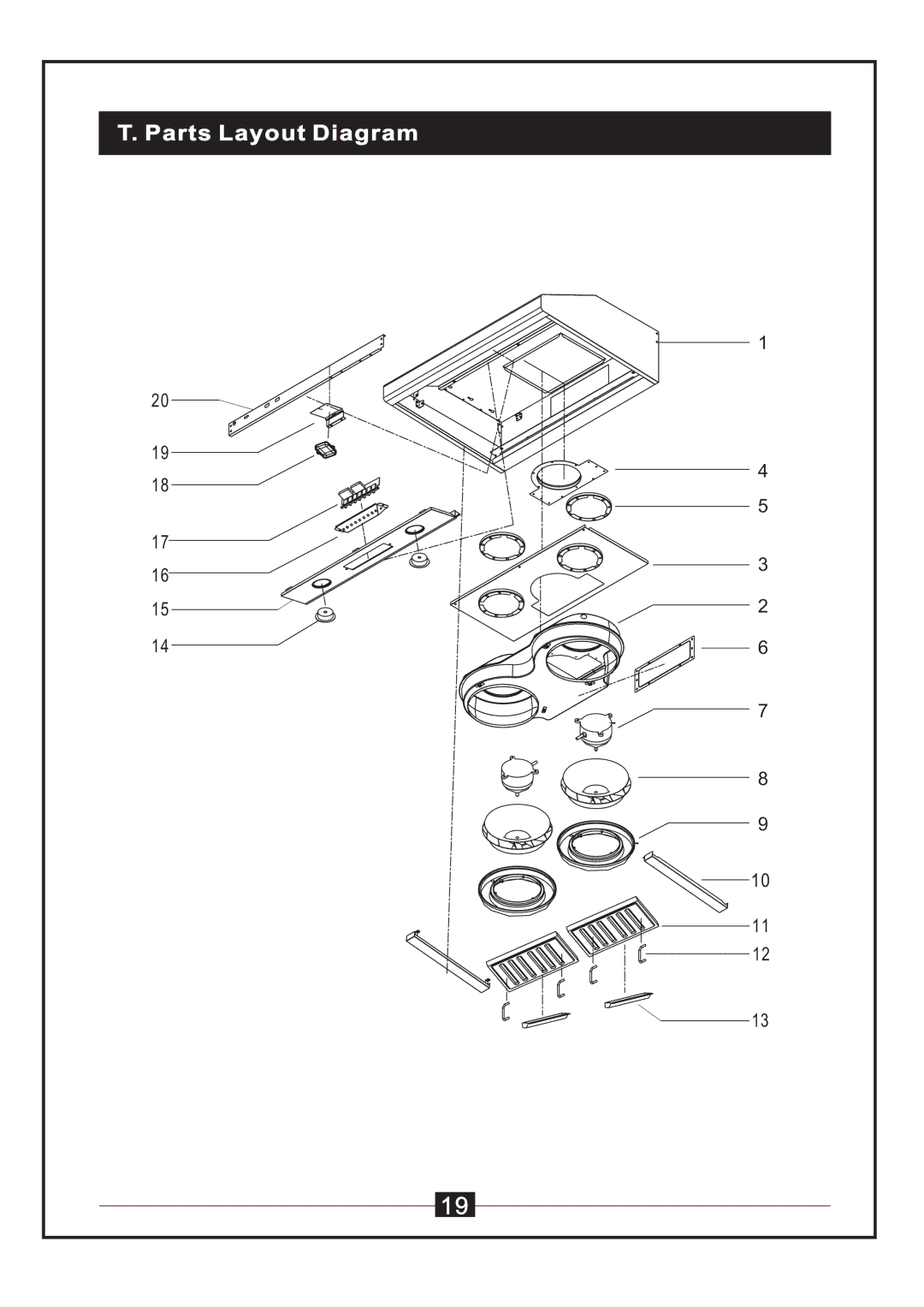 Windster WS-38 manual Parts Layout Diagram 