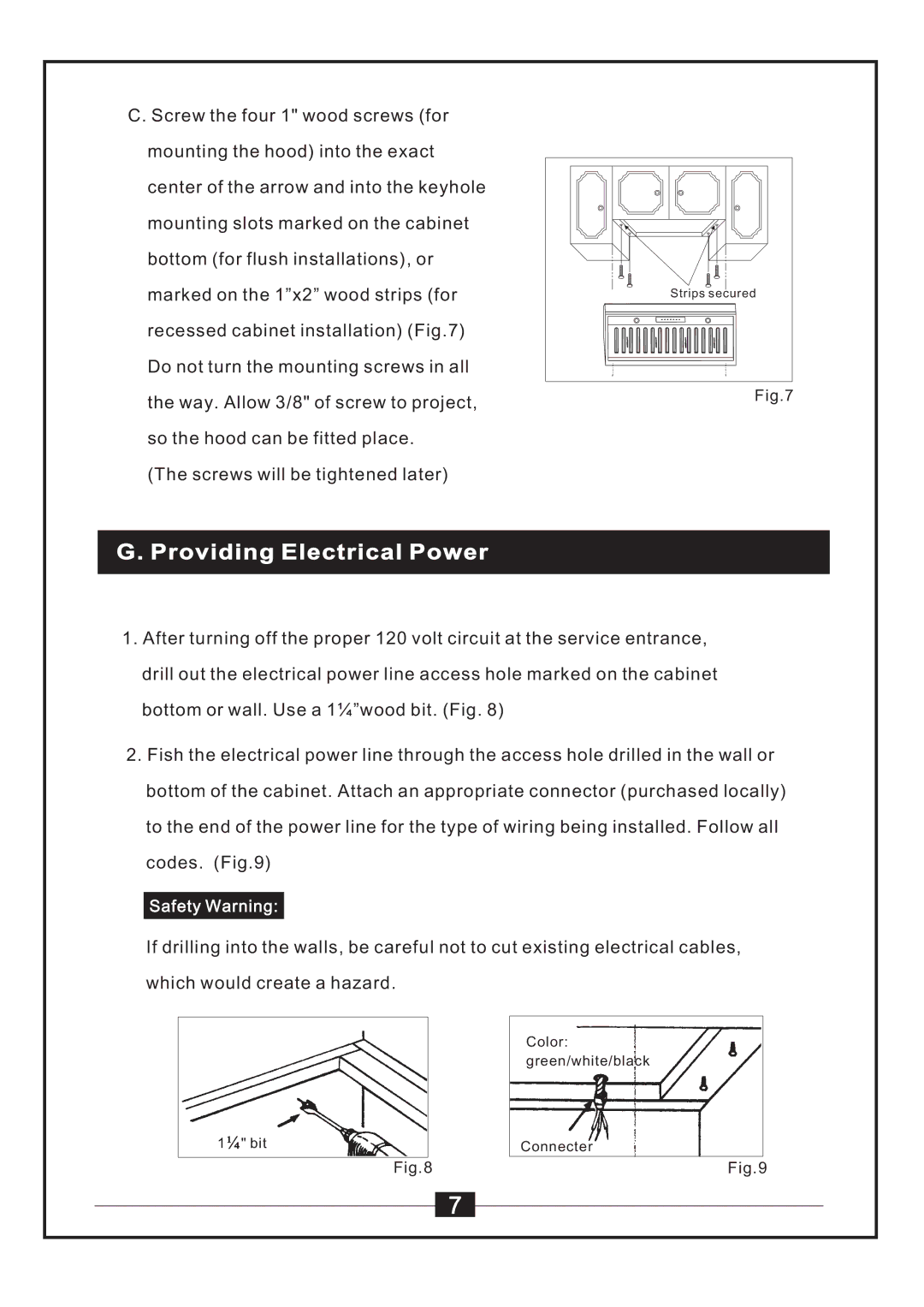 Windster WS-38 manual Providing Electrical Power 