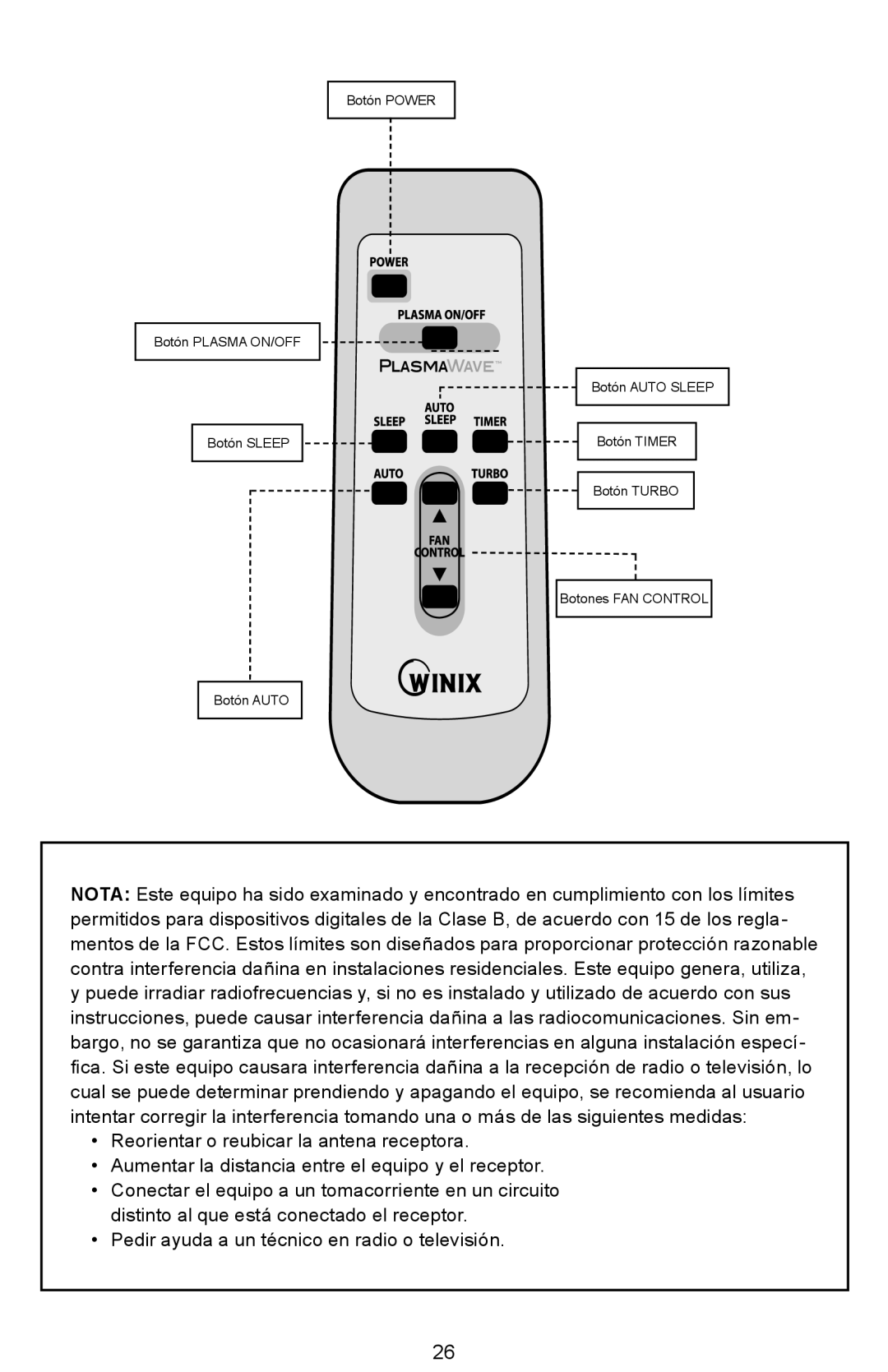 Winix WAC-9000 warranty 