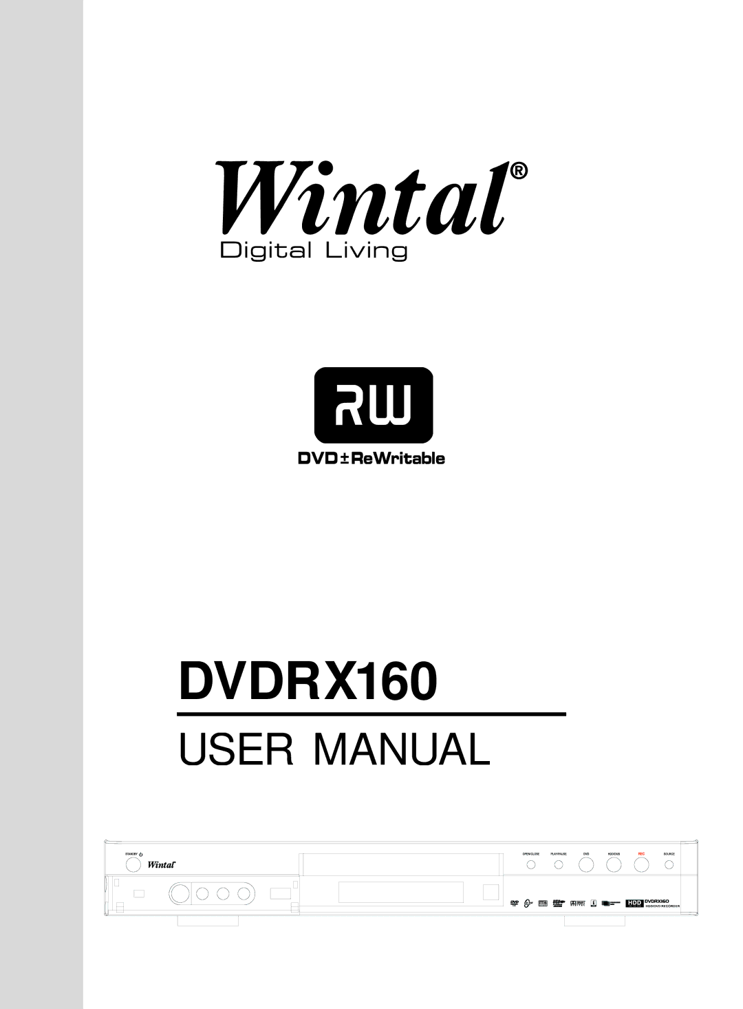 Wintal DVDRX160 manual 