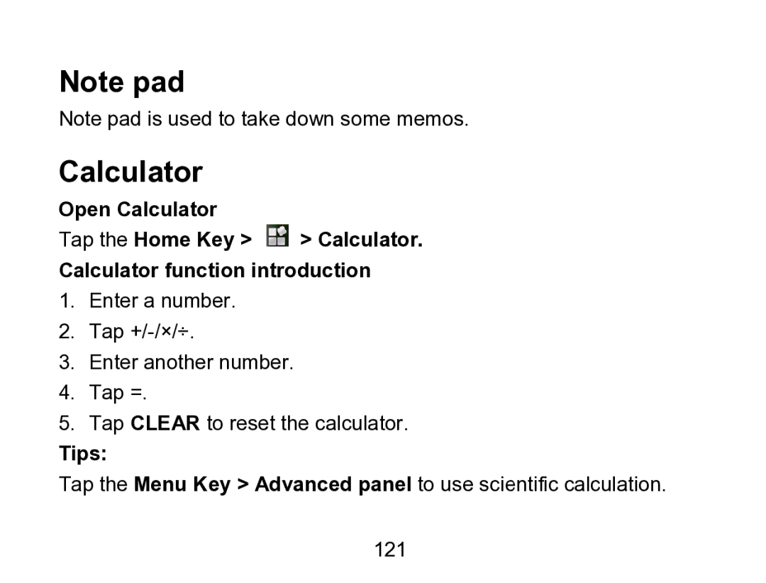 Wintec Industries 3FMT700A2-8G-R user manual Calculator, Tips 