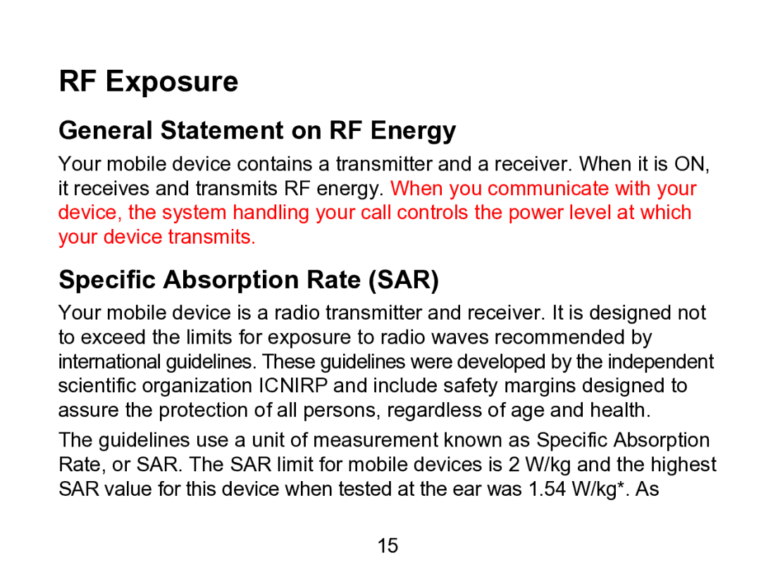 Wintec Industries 3FMT700A2-8G-R user manual RF Exposure, General Statement on RF Energy, Specific Absorption Rate SAR 