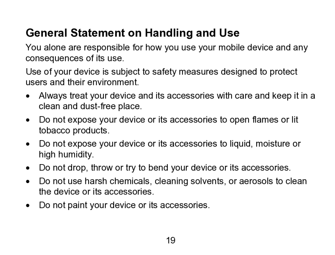 Wintec Industries 3FMT700A2-8G-R user manual General Statement on Handling and Use 