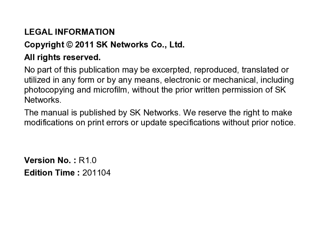 Wintec Industries 3FMT700A2-8G-R user manual All rights reserved, Version No. R1.0 Edition Time 