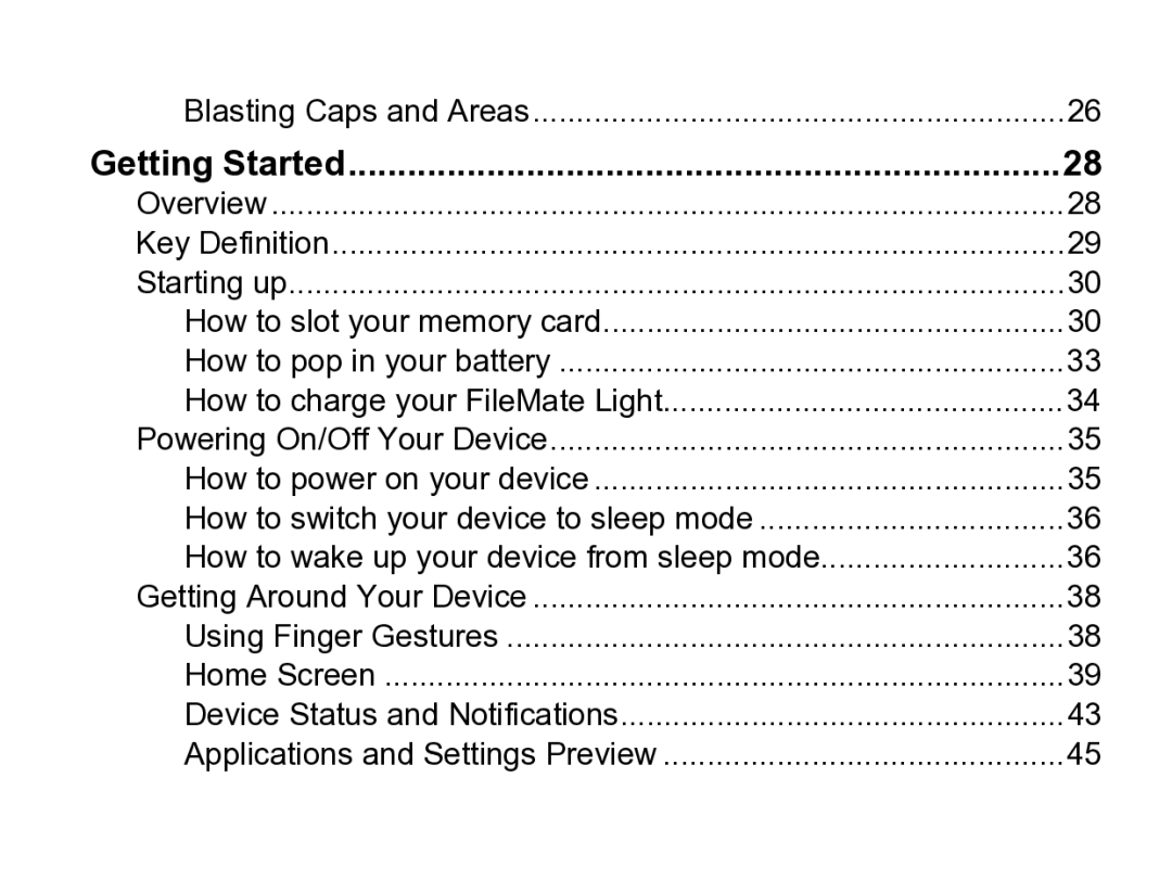 Wintec Industries 3FMT700A2-8G-R user manual Getting Started 