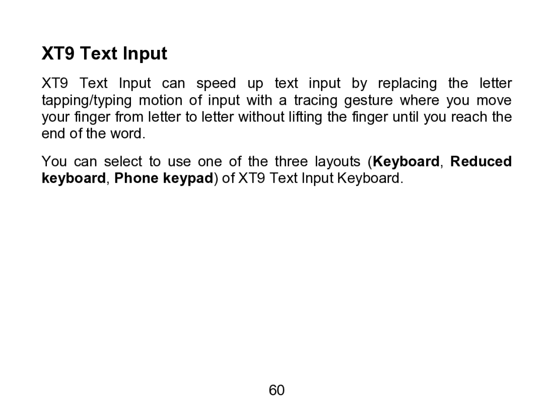 Wintec Industries 3FMT700A2-8G-R user manual XT9 Text Input 