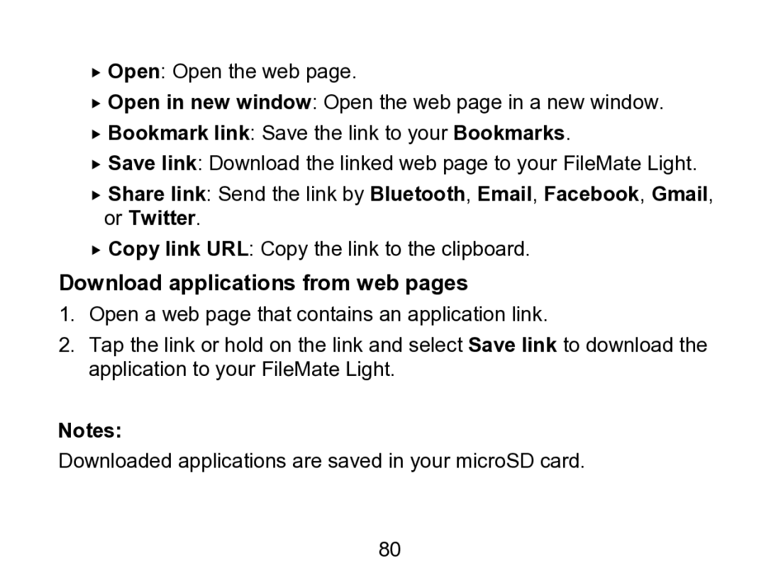 Wintec Industries 3FMT700A2-8G-R user manual Download applications from web pages 