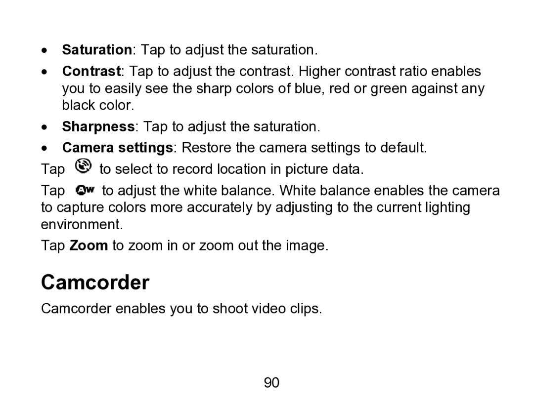 Wintec Industries 3FMT700A2-8G-R user manual Camcorder 