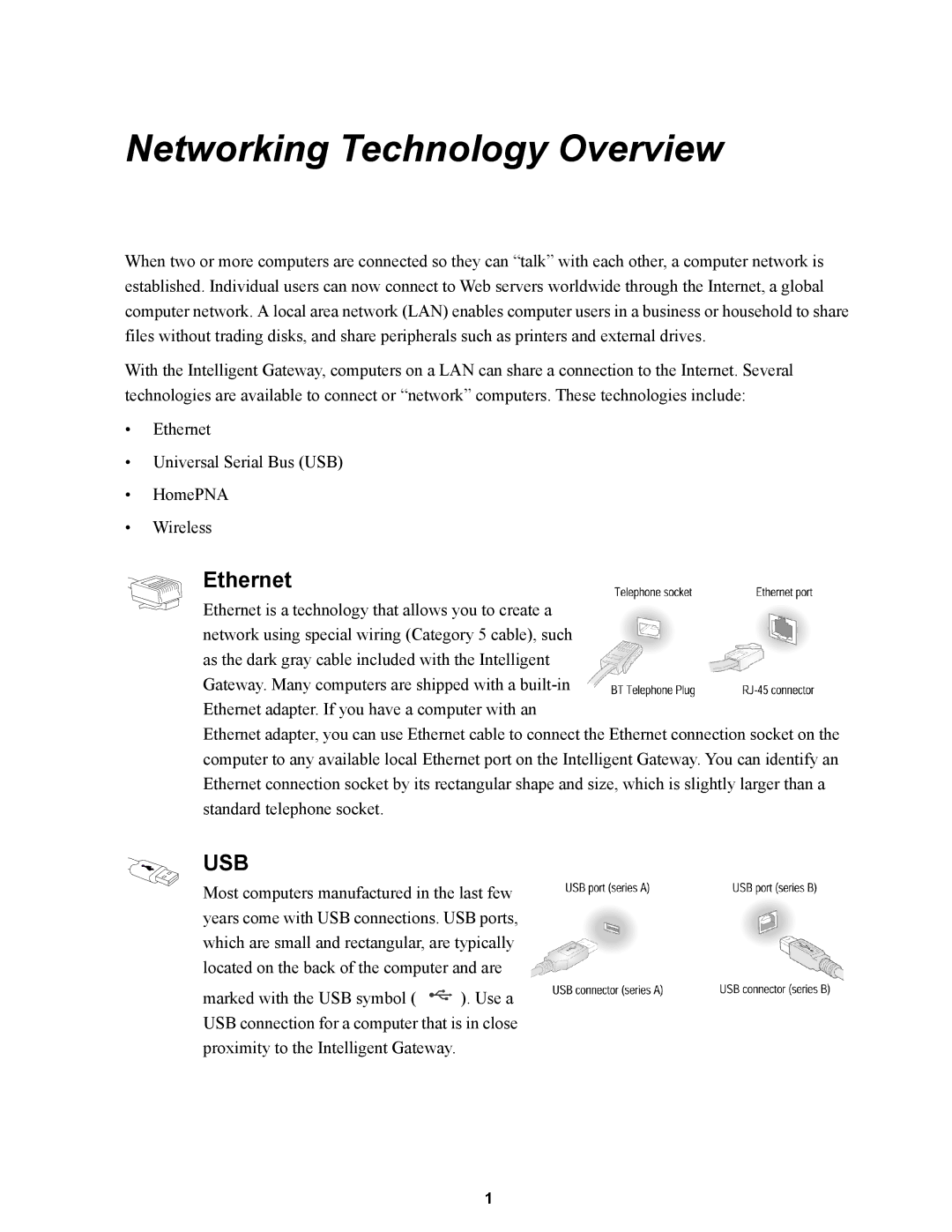 Wire World Of America 1800 manual Networking Technology Overview, Ethernet 