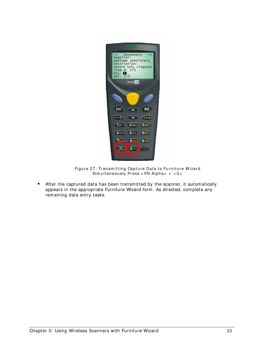 Wizard Ca Co Wireless Scanner, CPT-8061 manual 