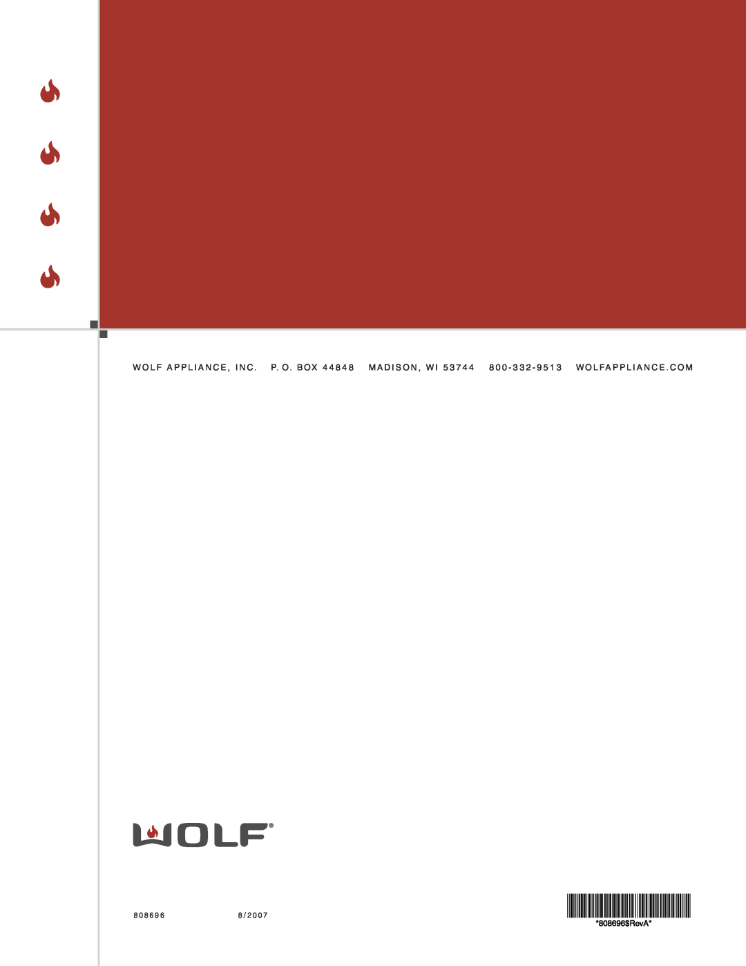 Wolf Appliance Company CT15E, CT36EU, CT30EU manual 