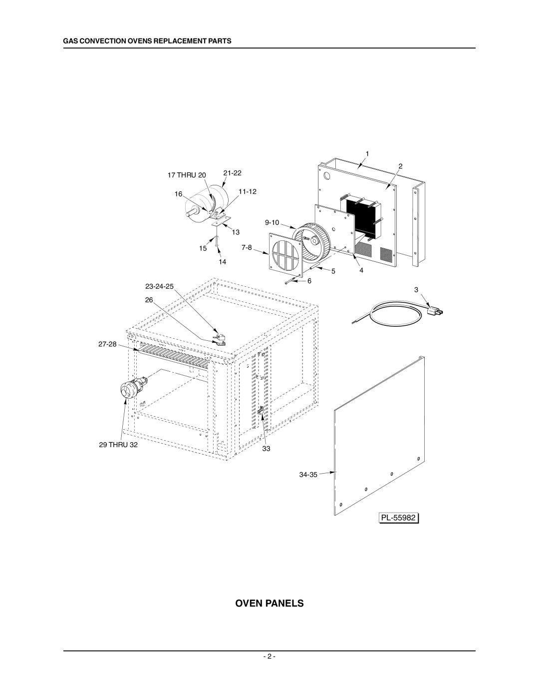 Wolf ML-136758 manual Oven Panels 