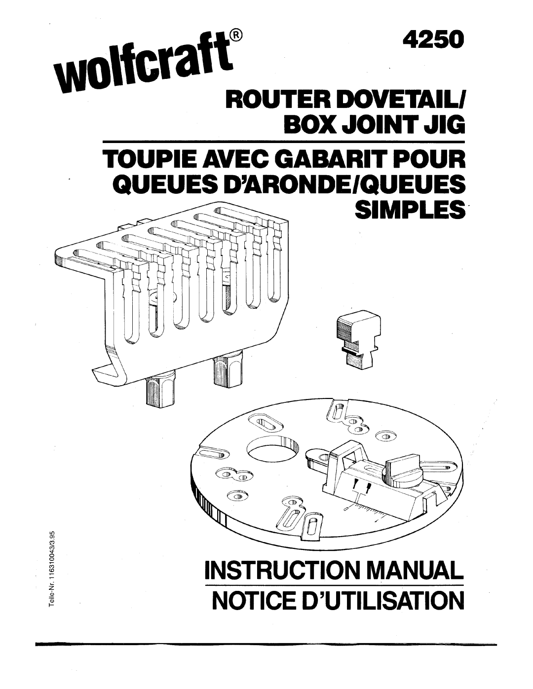 Wolfcraft 4250 manual 