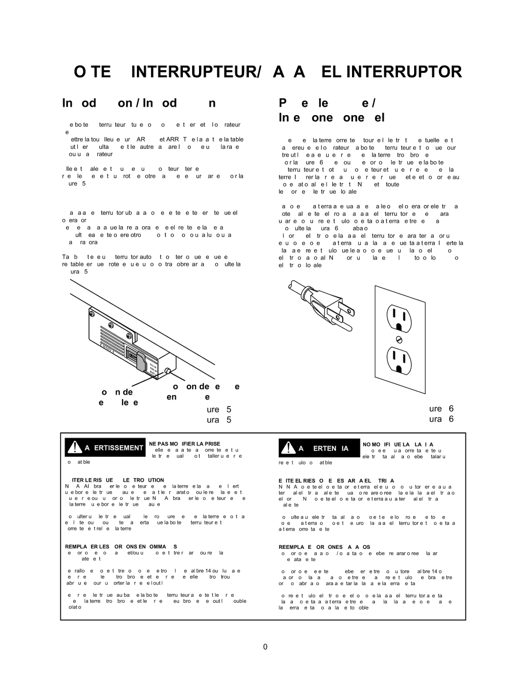 Wolfcraft 6156, 6155 manual Boîte DINTERRUPTEUR/CAJA DEL Interruptor, Introduction / Introducción 