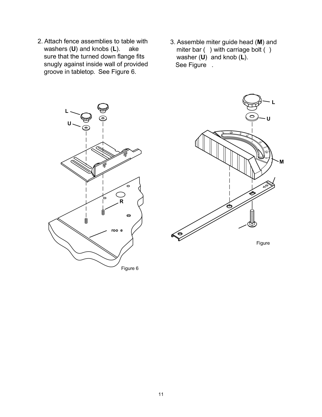 Wolfcraft 6157 manual Groove 