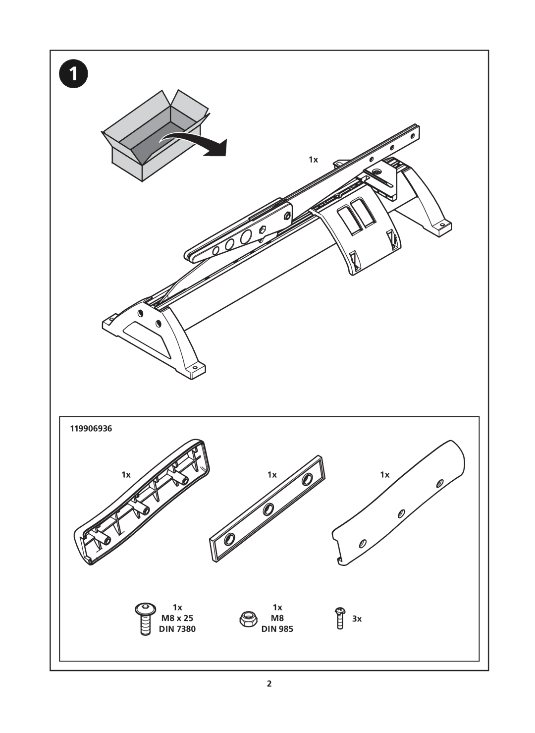 Wolfcraft LC 300 manual M8 x DIN 