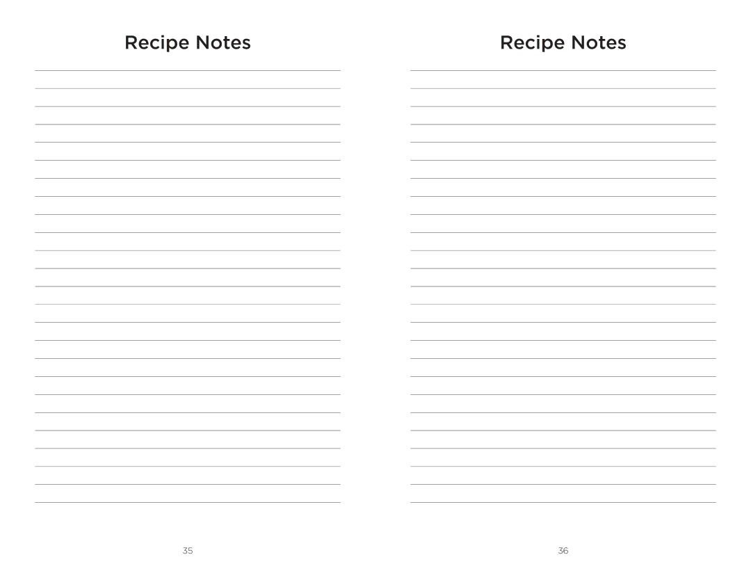 Wolfgang Puck BRGG0060 operating instructions Recipe Notes 