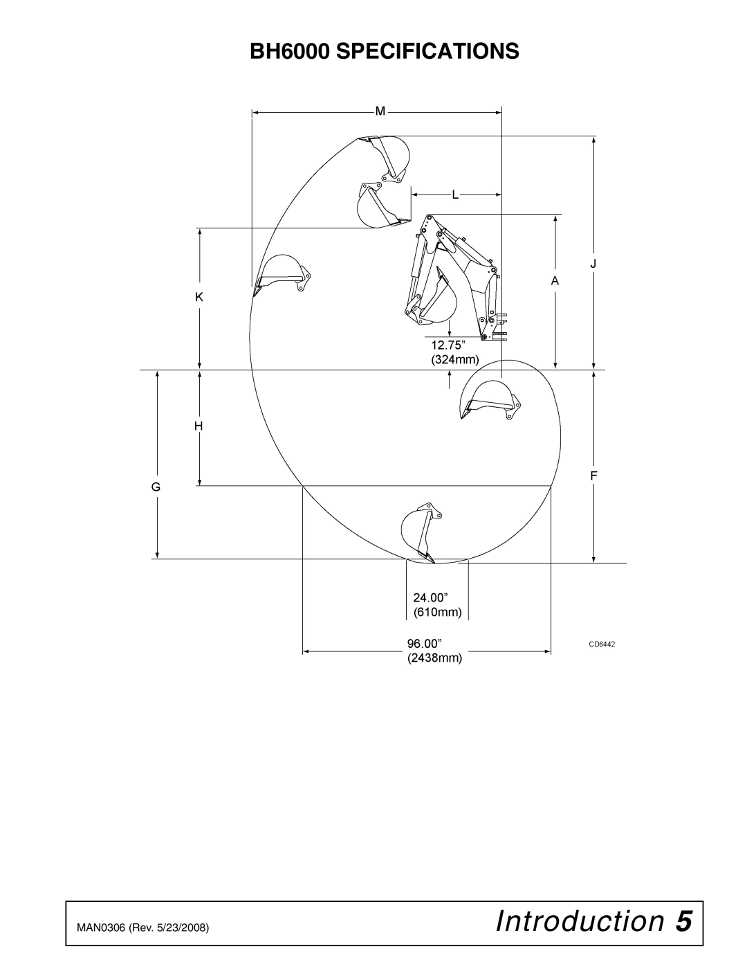 Woods Equipment BH6000 manual Introduction 