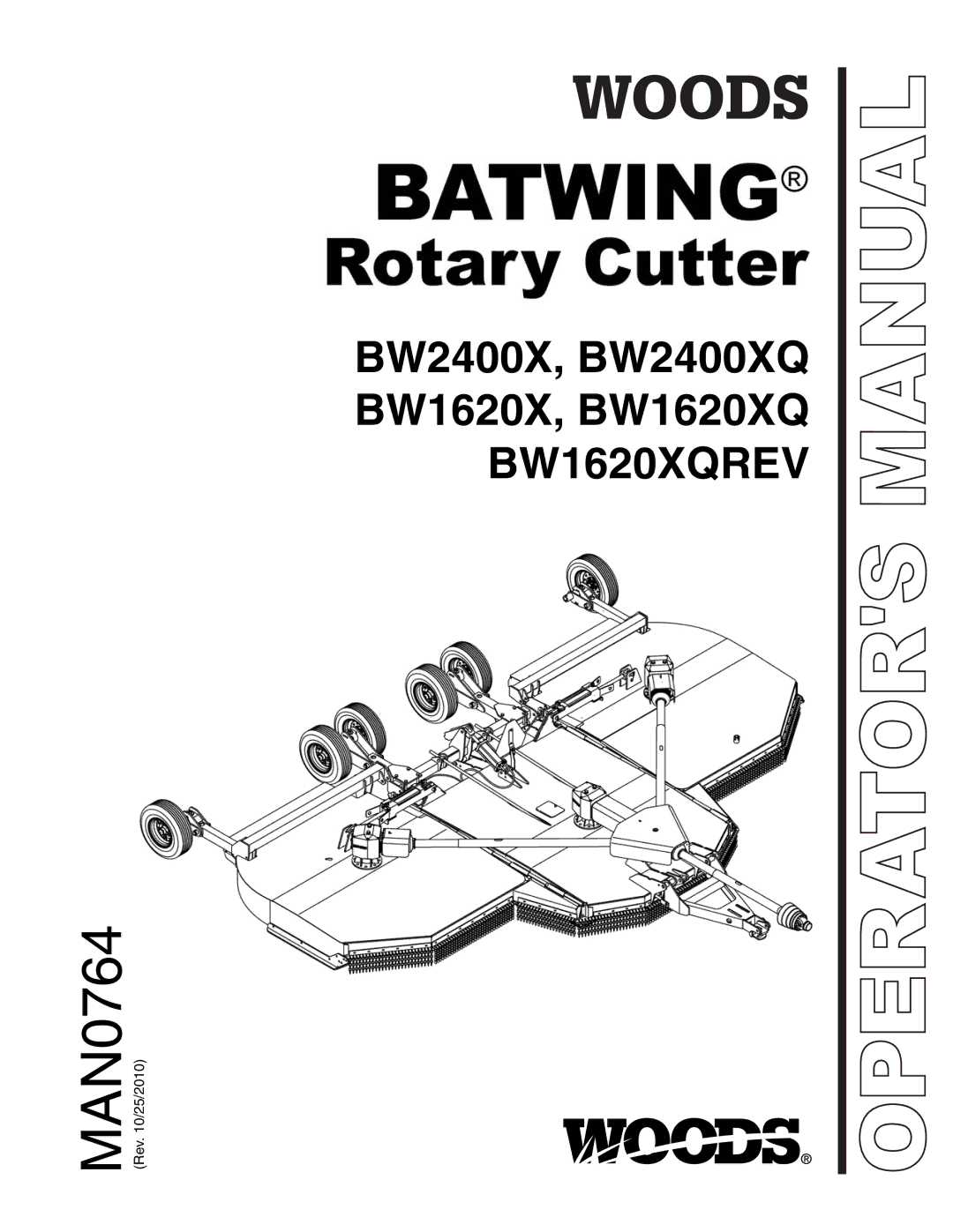 Woods Equipment BW2400XQ, BW1620XQREV manual MAN0764 