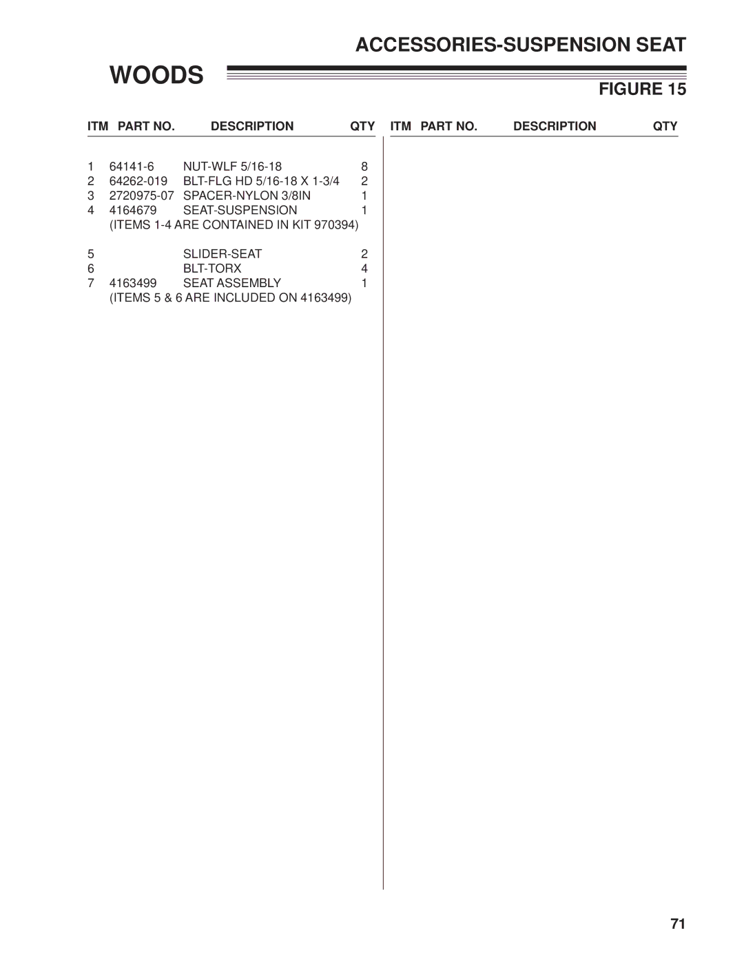 Woods Equipment CZR2242B, CZR2652B manual 4164679 