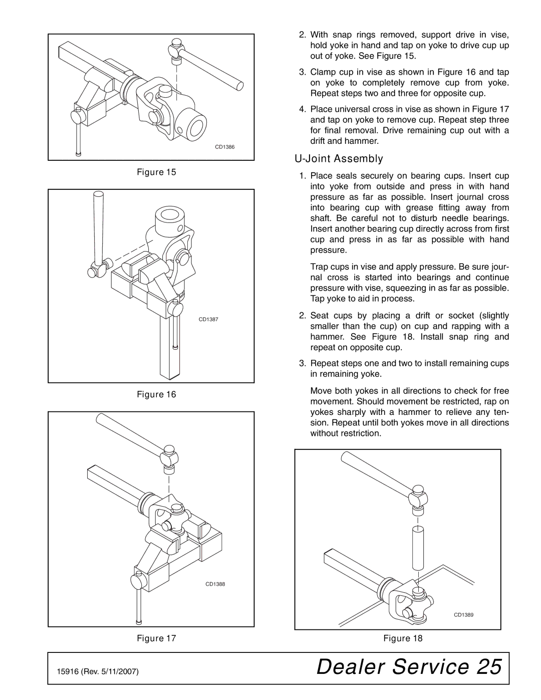 Woods Equipment MDO80-2 manual Joint Assembly 