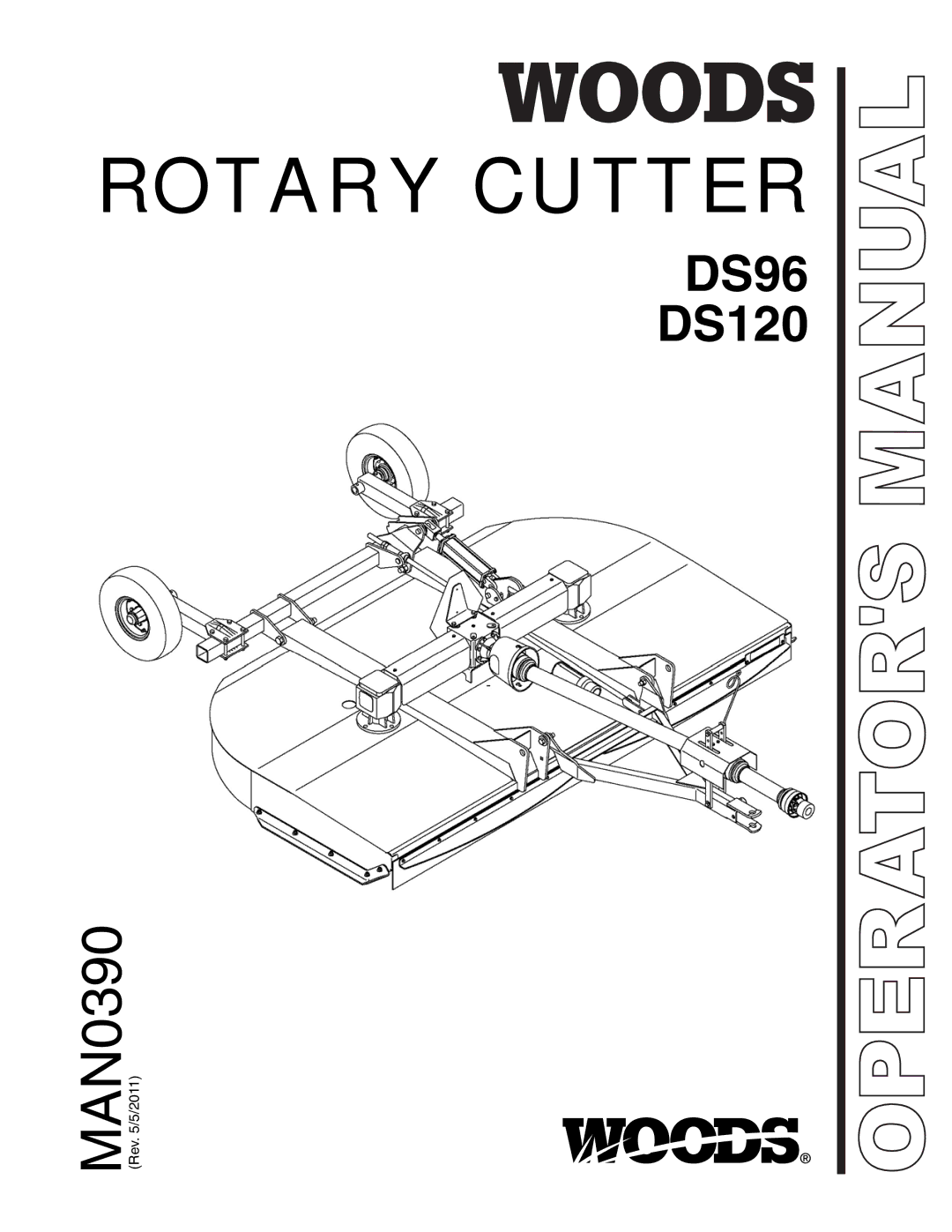 Woods Equipment DS120, DS96 manual Rotary Cutter 