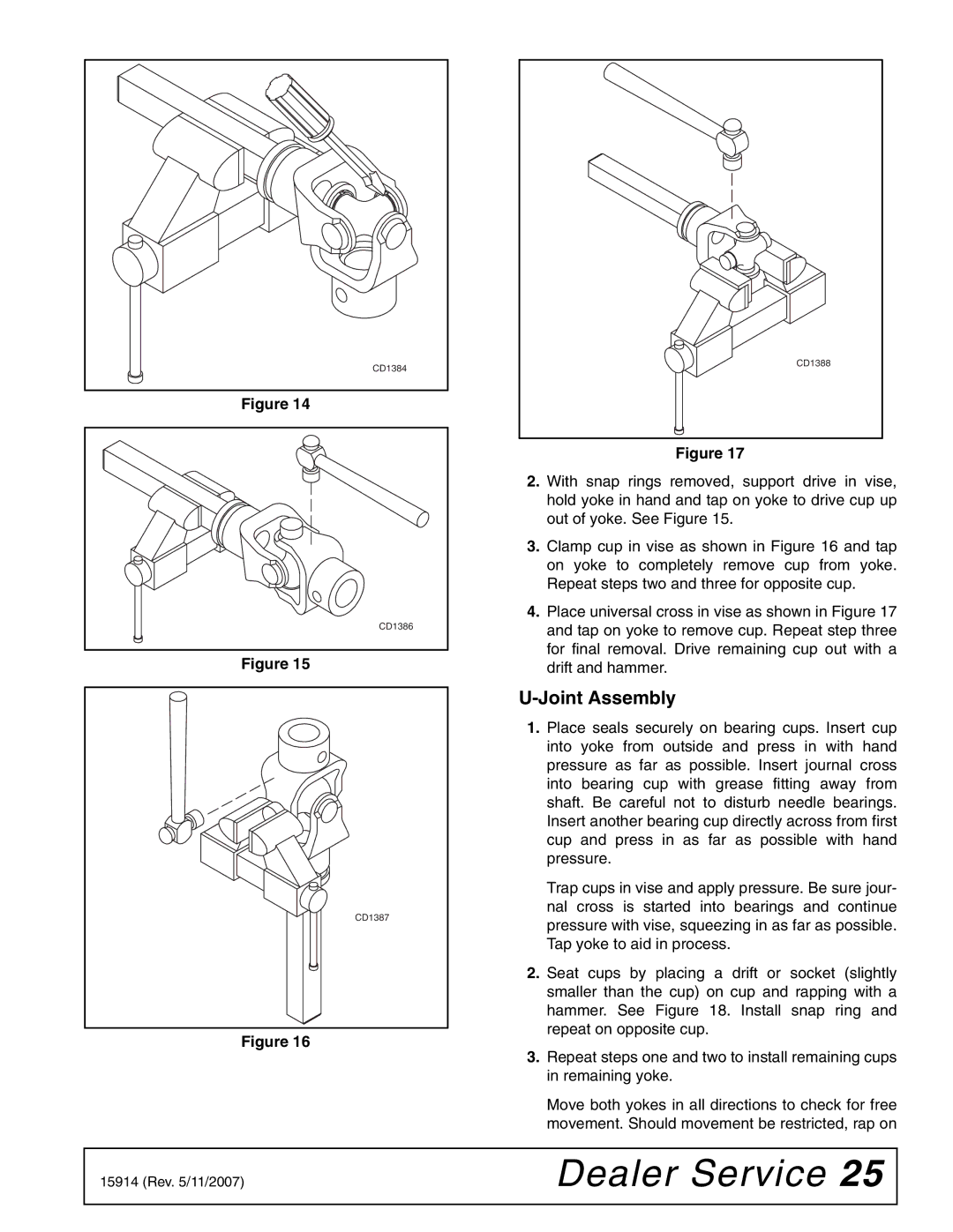 Woods Equipment MD80-2 manual Joint Assembly 