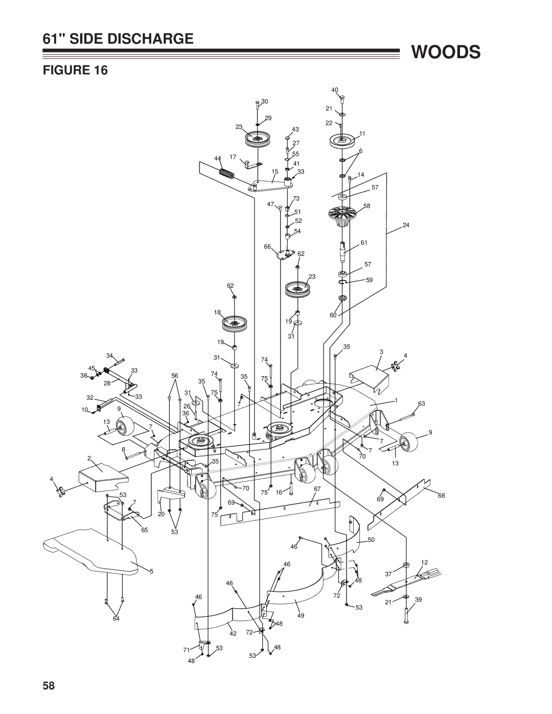 Woods Equipment 872502G, MZ2661K, 872500G manual 3233 