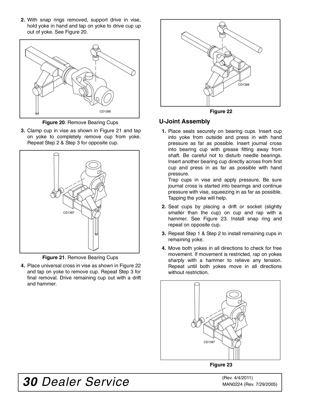 Woods Equipment RCC42 manual Joint Assembly 