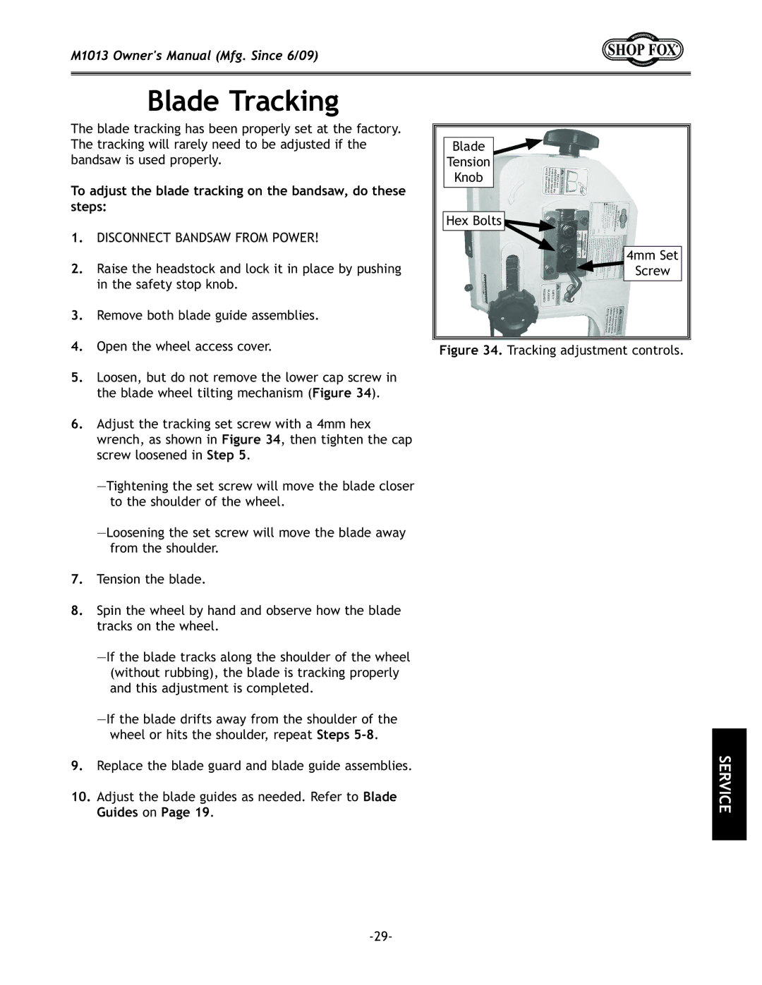 Woodstock M1013 manual 9cX\KiXZb`e 