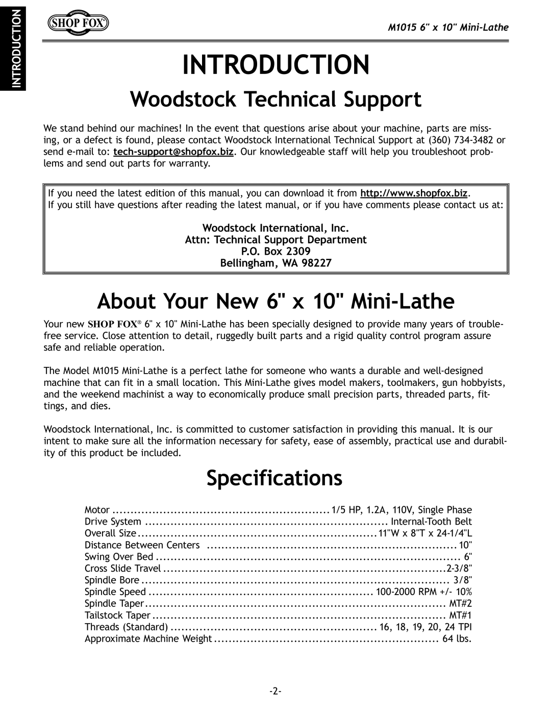 Woodstock M1015 manual NffjkfZbK\Ze`ZXcJlggfik, 8YflkPfliE\n-oD`e`$CXk, Jg\Z``ZXk`fej 