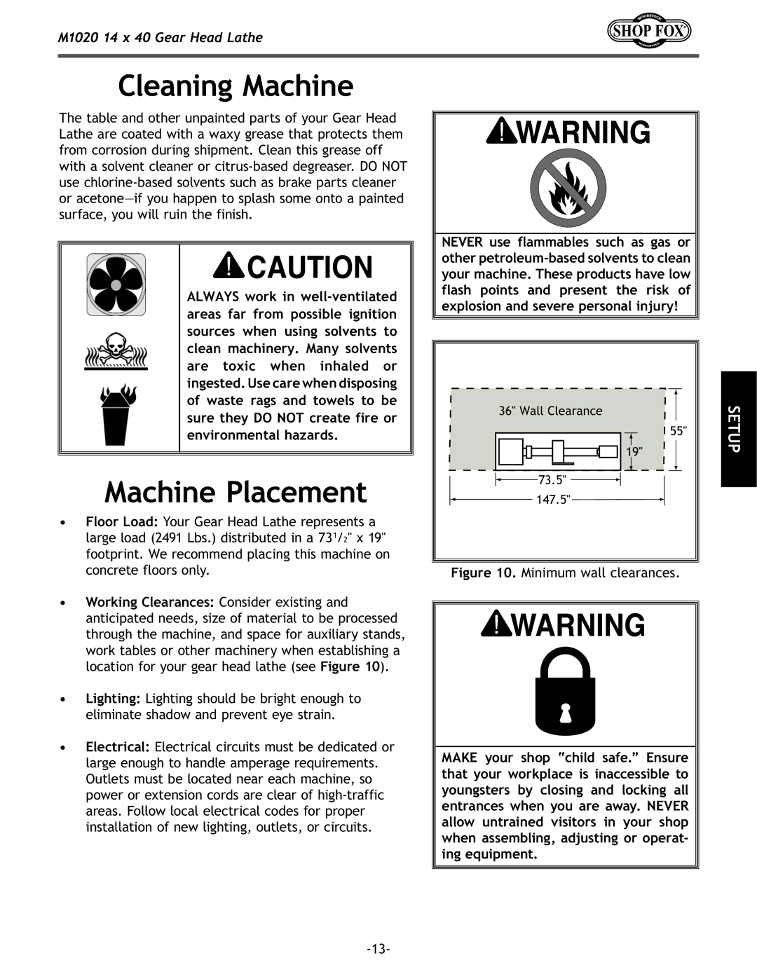 Woodstock M1020 manual Xe`eDXZ`e, DXZ`e\GcXZ\d\ek, =`li\%D`e`dldnXccZc\XiXeZ\j% 