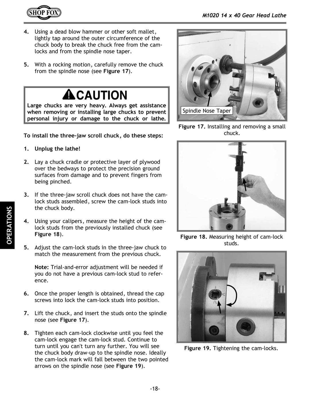 Woodstock M1020 manual FGI8K@FEJ 