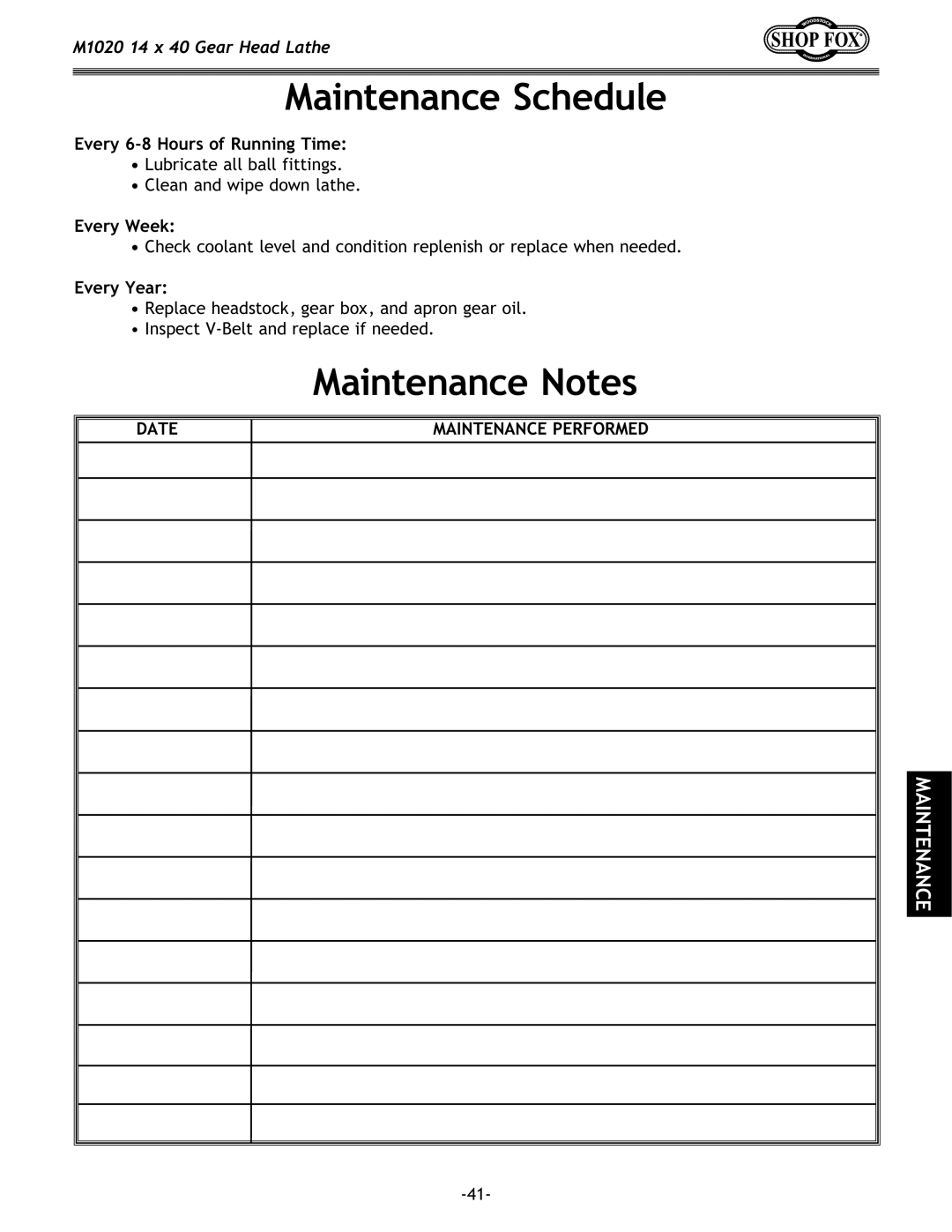 Woodstock M1020 manual DX`ek\eXeZ\JZ\lc, DX`ek\eXeZ\Efk\j 