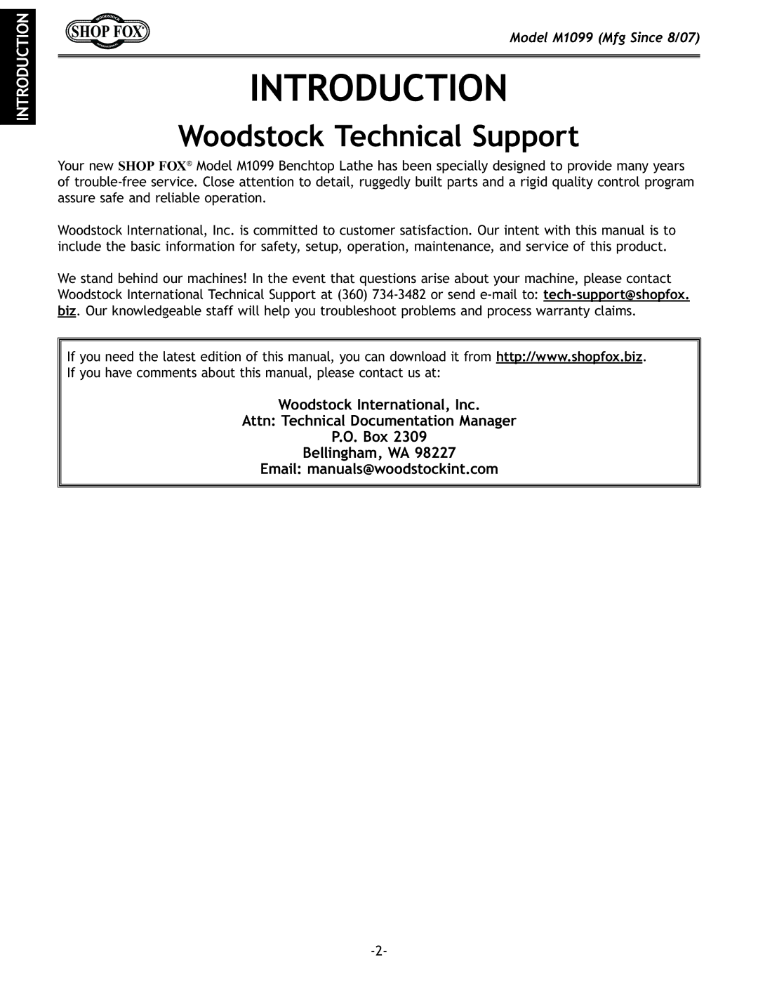 Woodstock M1099 manual @Ekiflk@Fe, NffjkfZbK\Ze`ZXcJlggfik 