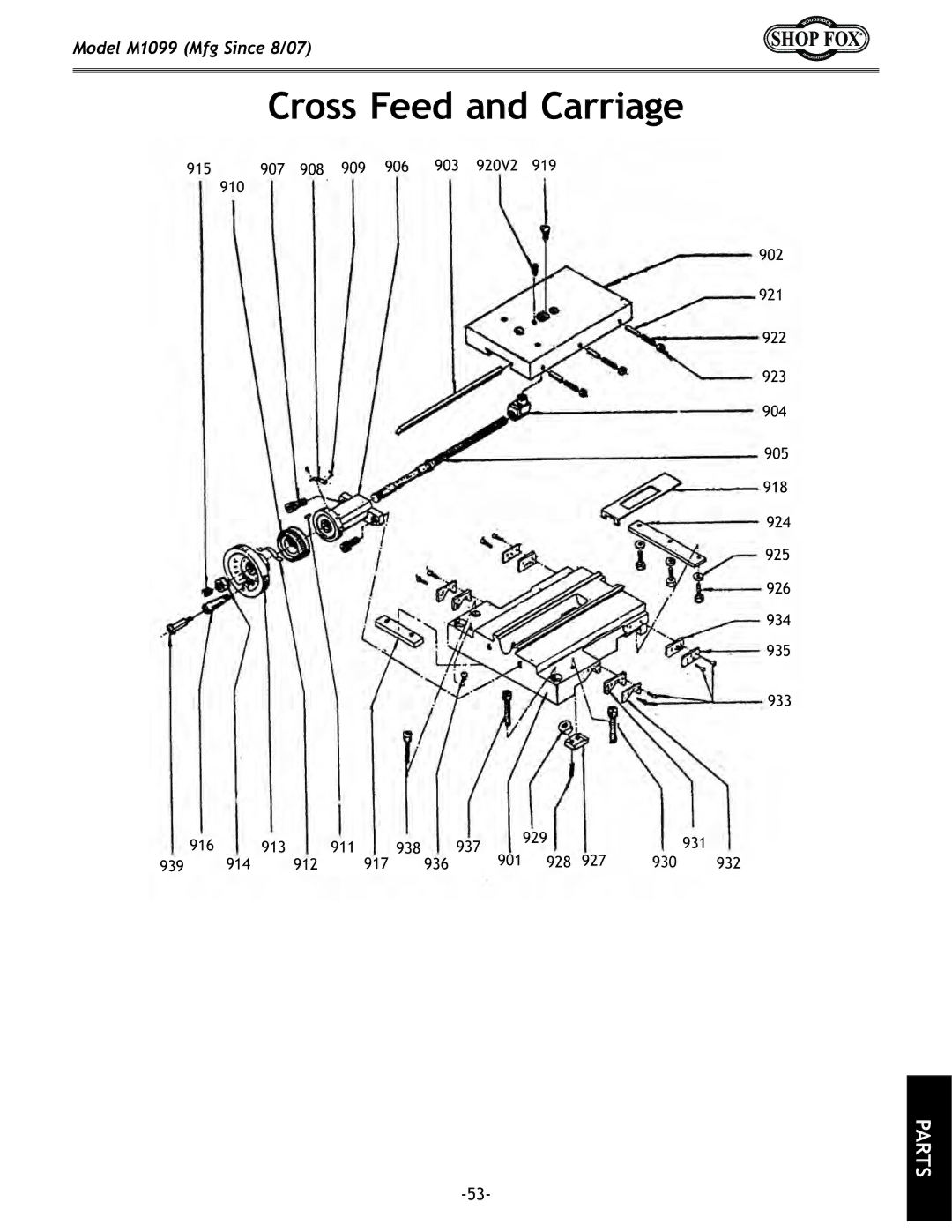 Woodstock M1099 manual Ifjj=\\XeXii`X 