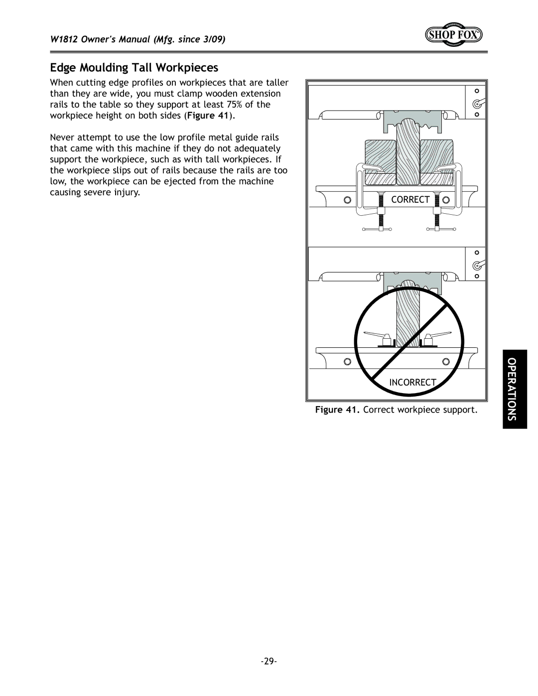 Woodstock W1812 manual Dflc`eKXccNfibg`\Z\j 