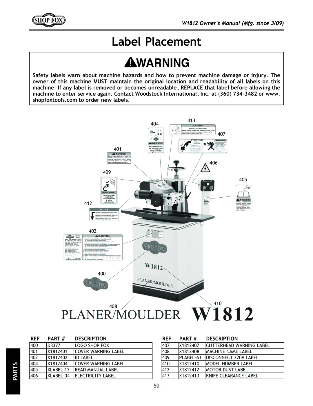 Woodstock W1812 manual CXY\cGcXZ\d\ek 