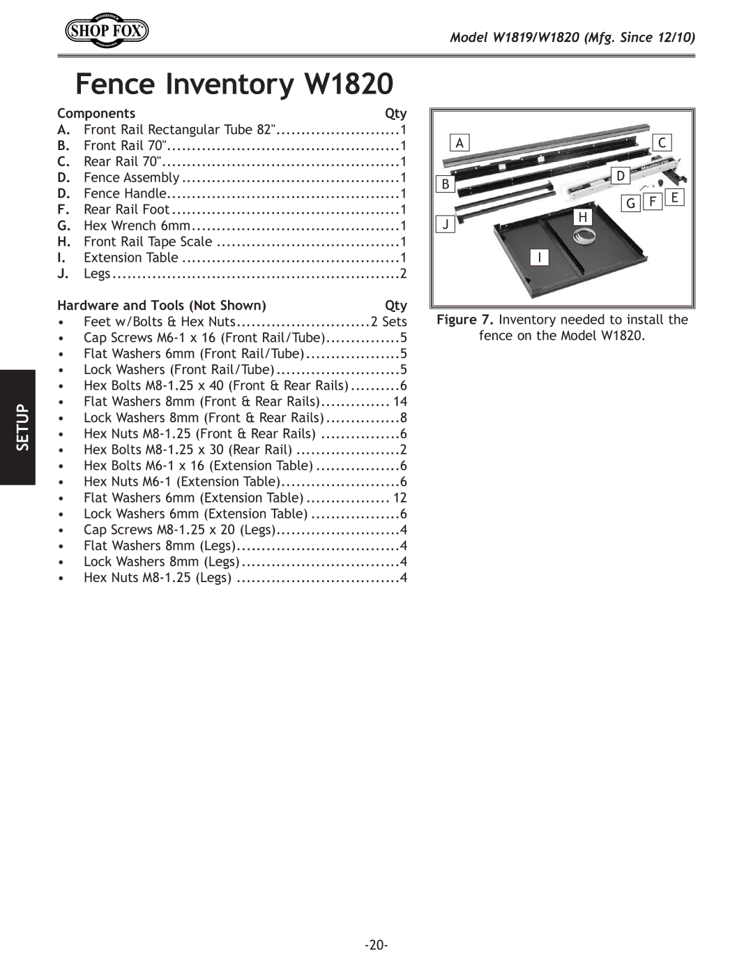 Woodstock W1819/W1820 manual =\eZ\@em\ekfipN, ?XinXi\XeKffcjEfkJfne  Hkp 