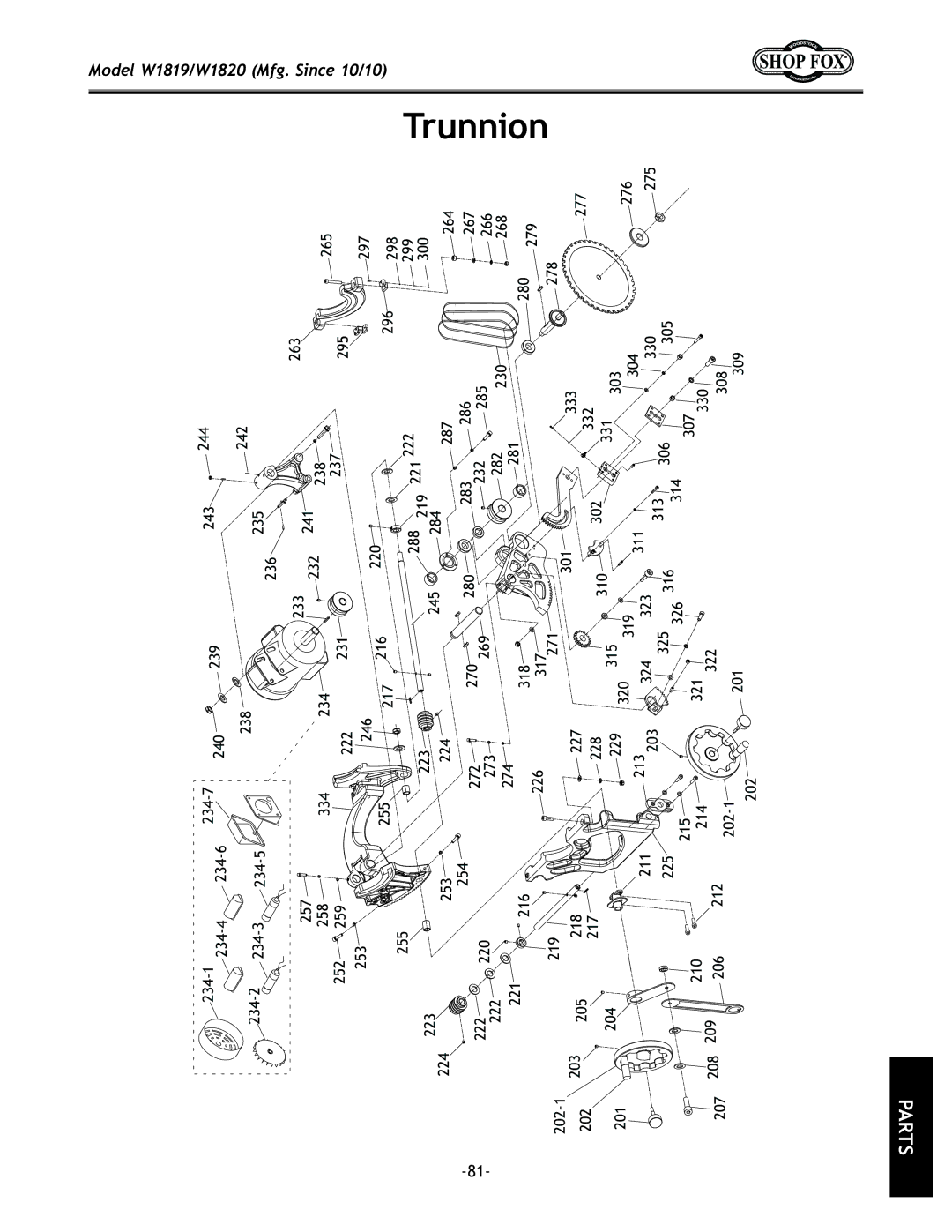 Woodstock W1819, W1820 manual Kilee`fe 