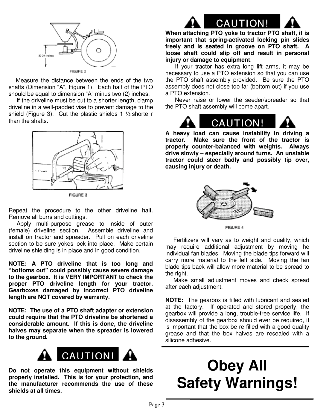 Worksaver CS-694, CS-1094, CSP-694, CSP-1094 instruction manual Obey All Safety Warnings 