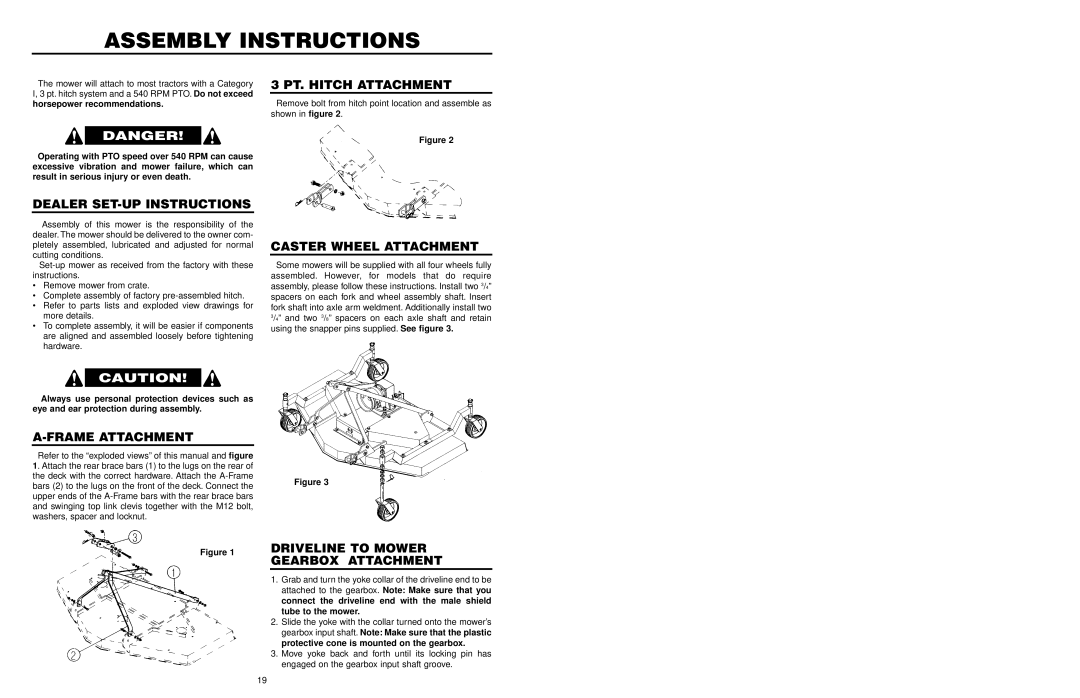 Worksaver FM 560, FM 572 warranty Assembly Instructions 