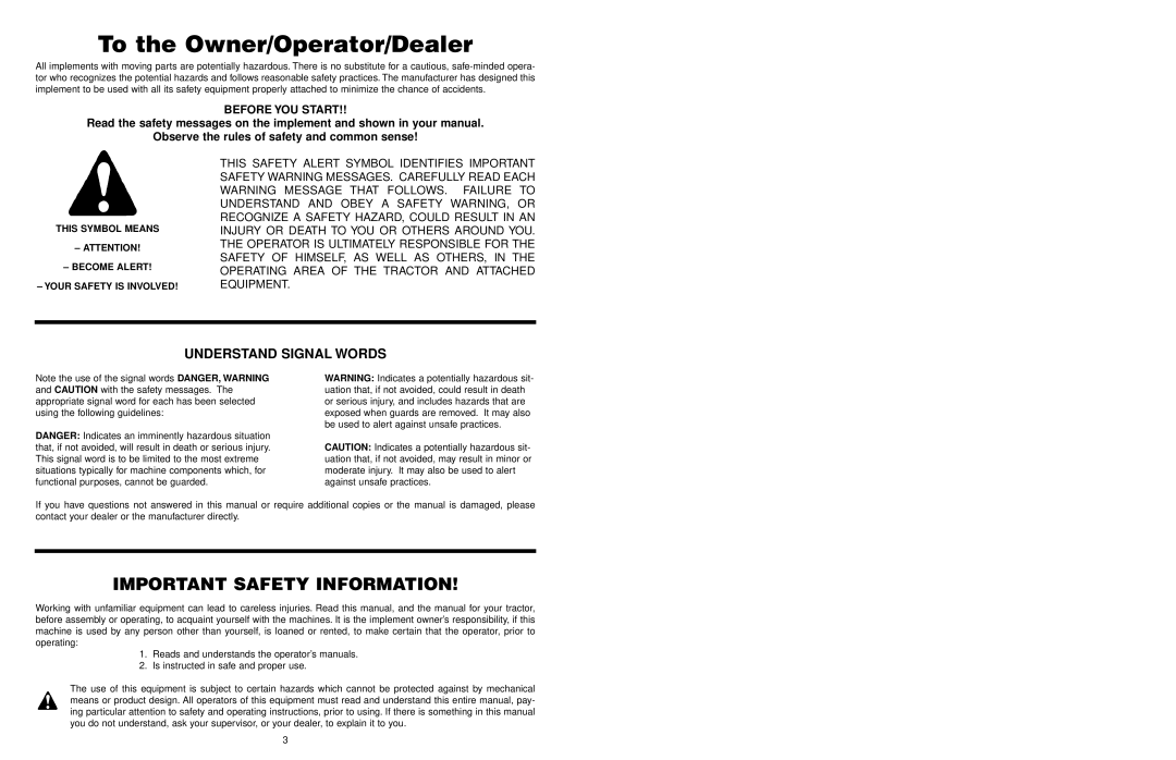 Worksaver DCR-5, LRHD-7, LRHD-6, MCR-6, LRHD-8, DCR-4, MCR-7 manual Understand Signal Words, Before YOU Start 