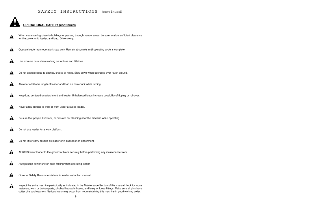 Worksaver SSPF-3742 operating instructions Safety Instructions 