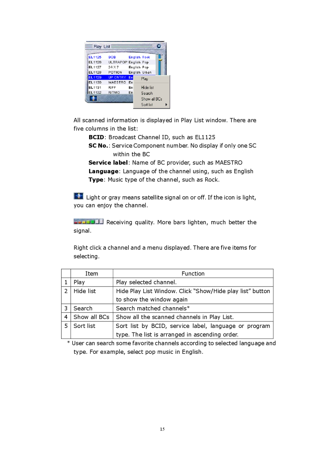 WorldSpace TONGSHI user manual 