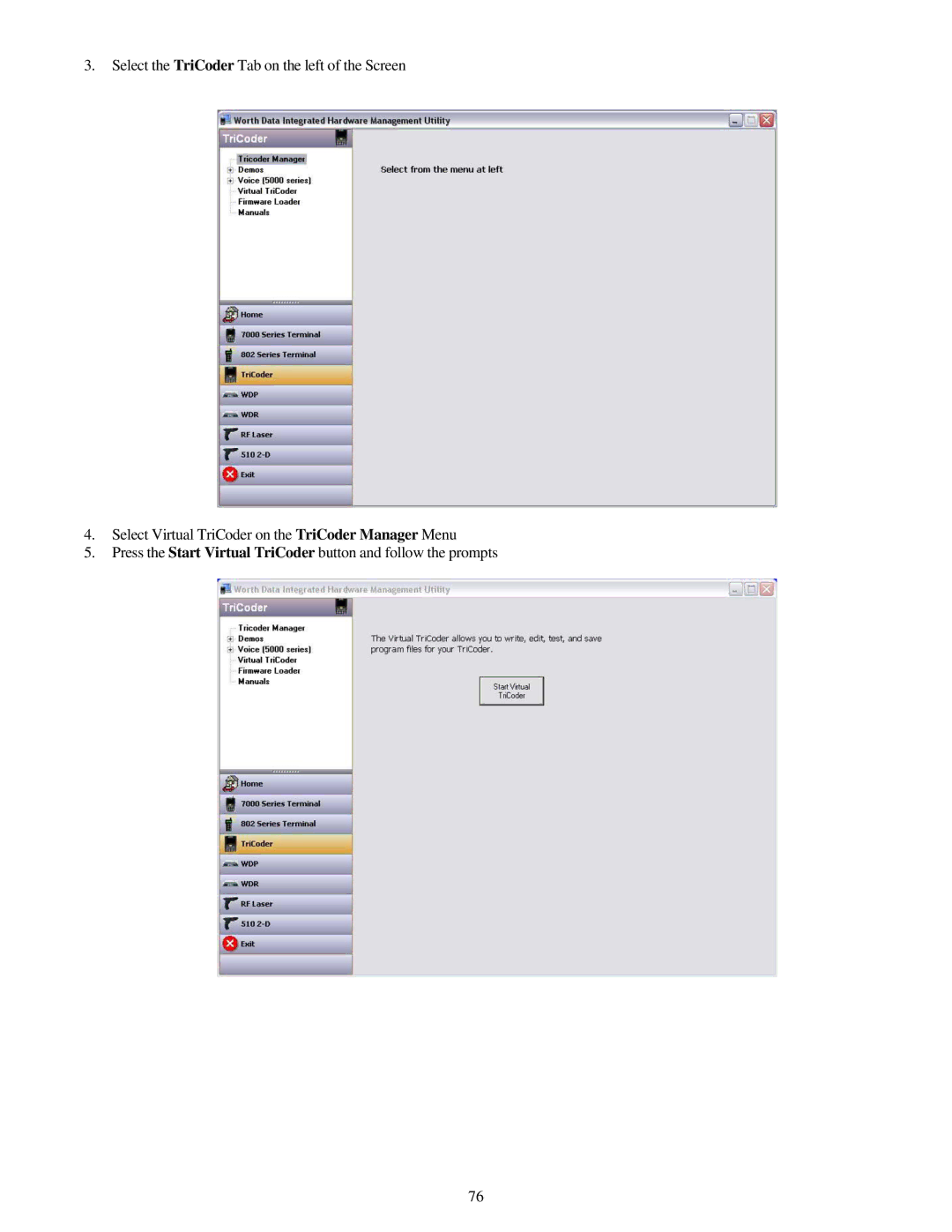 Worth Data 5000 owner manual 