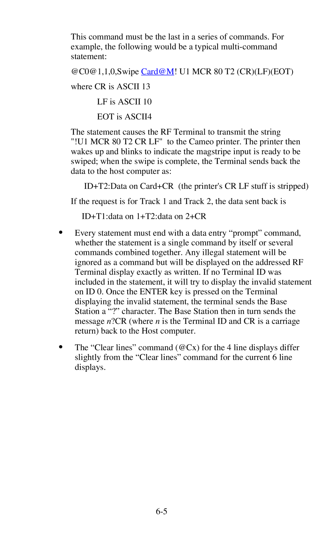 Worth Data 701 RF manual 