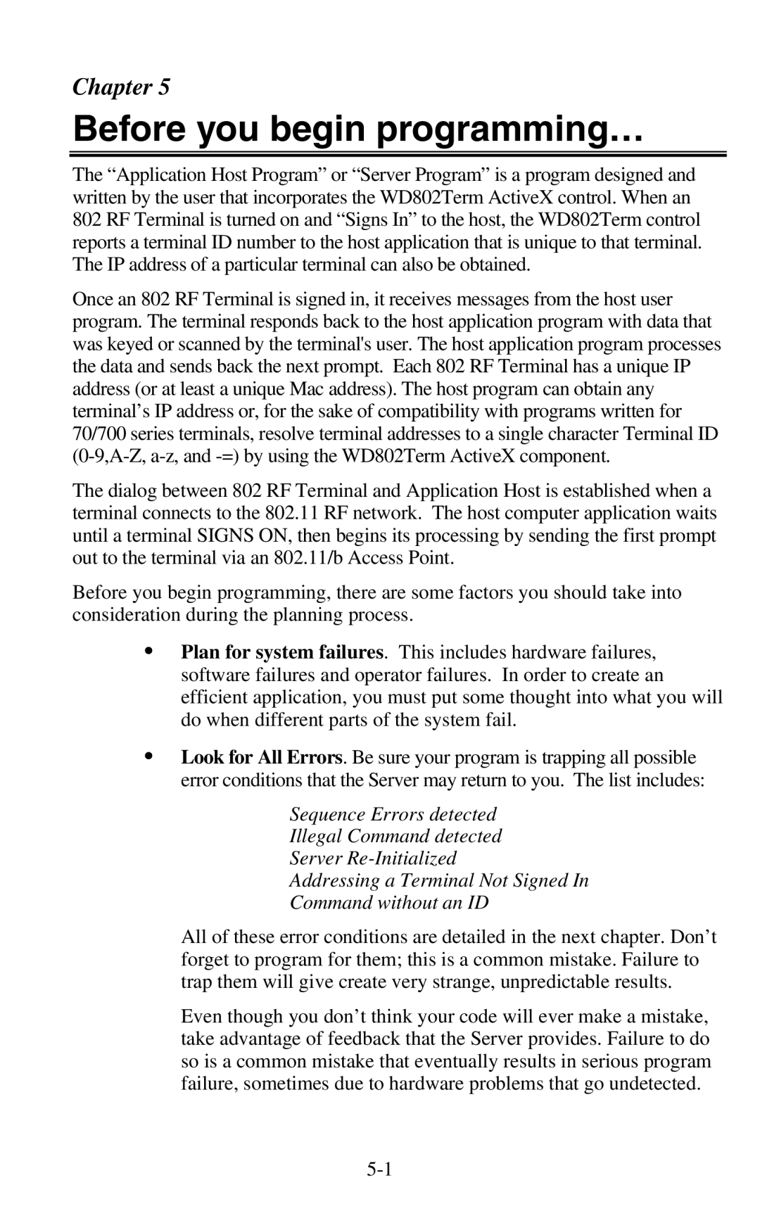 Worth Data 802 RF user manual Before you begin programming… 