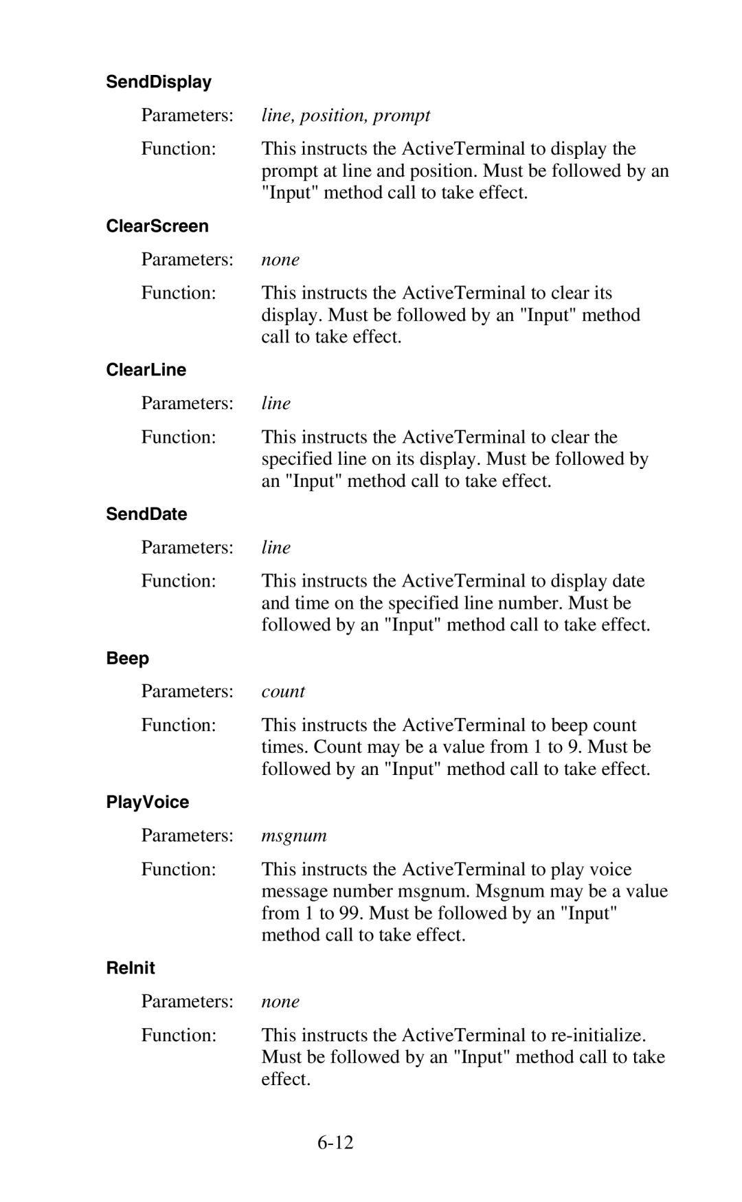 Worth Data 802 RF user manual Line, Count, Msgnum 