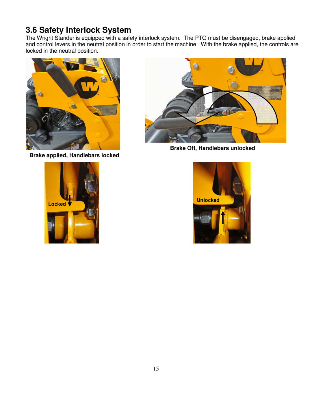 Wright Manufacturing 3228-33, 3234-33 owner manual Safety Interlock System 